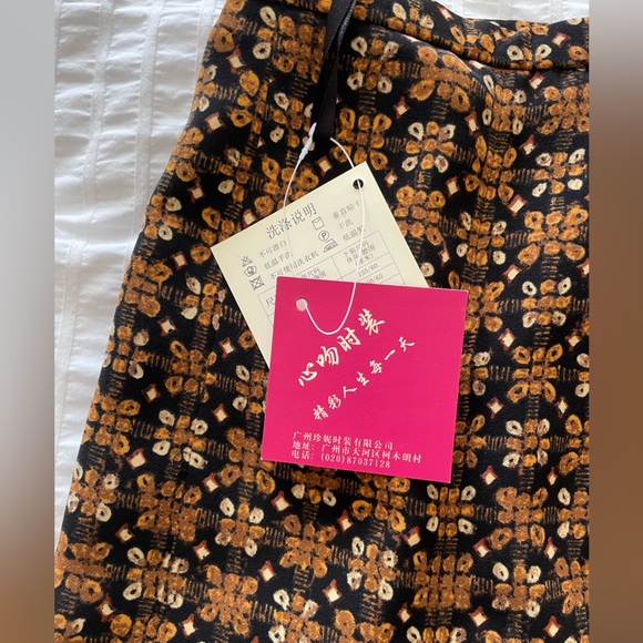 Skirt - mustard A line size small - Picture 3 of 8